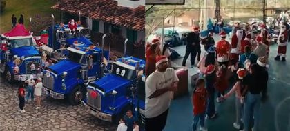 Imagen de ¡Qué bonita Navidad! 450 niños de la vereda La Playa, en Rionegro, tuvieron celebración especial 
