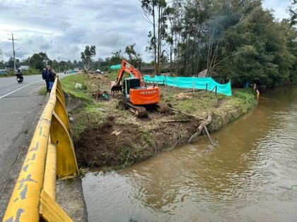 Imagen de Rionegro refuerza acciones preventivas ante temporada de lluvias con intervención en el puente de Pamaidó