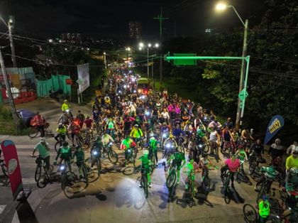 Imagen de  Cierre de la Semana de la Seguridad Vial en Rionegro: más de 650 ciclistas participaron en el Bicipaseo de Neones