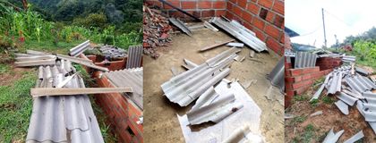 Imagen de  Fuerte vendaval causó afectaciones en viviendas y cultivos en San Carlos