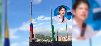 Imagen de Banderas a media asta por Miguel Uribe: el Distrito de Medellín decretó tres días de luto por el magnicidio