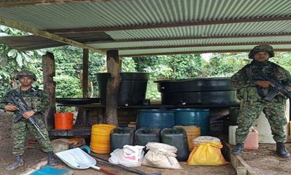 Ejército destruye 35 laboratorios