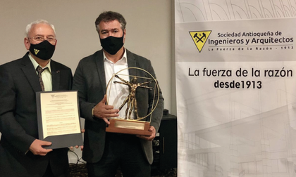 Sociedad Antioqueña de Ingenieros y Arquitectos  reconoció a Cornare