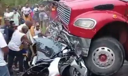 Pareja murió aplastada por tractomula en trancón en la vía a Buenaventura