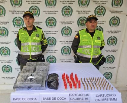 Imagen de  En El Santuario fueron incautados 10.000 gramos de base de cocaína, avaluados en $40 millones