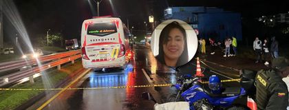 Imagen de Fue identificada la mujer que murió al ser atropellada por un bus en Guarne