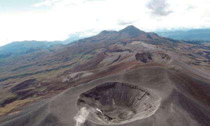 Disminuyen las emisiones de ceniza en volcán Puracé