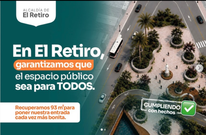 Imagen de  Entrada por Puro Cuero en El Retiro se transformará en un nuevo espacio público