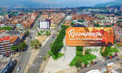 Imagen de  Ofrecen $10 millones para identificar a las personas que causen incendios forestales en Itagüí