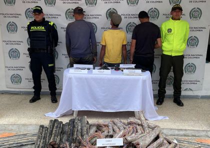 Imagen de  Siete personas fueron capturadas en Marinilla, tres de ellas por hurto de cableado telefónico