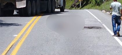 Imagen de Volqueta, aparentemente sin frenos, ocasionó grave accidente en la Autopista, un hombre murió