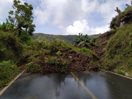 Imagen de  Por derrumbe, vía entre Sonsón y Argelia se encuentra cerrada