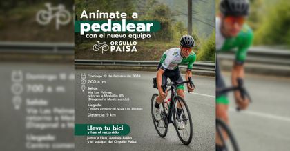 Imagen de  Con un paseo en bicicleta, el Orgullo Paisa presentará su nómina para esta temporada