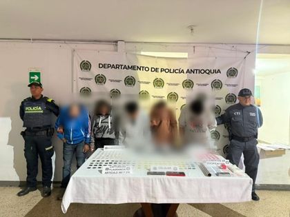 Imagen de Marinilla: capturan a cinco personas en operativo de seguridad