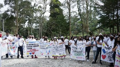 Empleados y empresarios del Oriente se unieron al clamor nacional a favor de las empresas