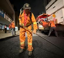 Recuperación de las vías del barrio Obrero