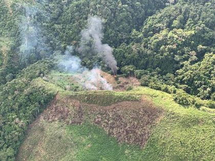 Imagen de En San Luis y San Francisco destruyen laboratorios para el procesamiento de cocaína