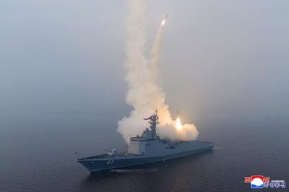 Imagen de  Corea del Norte realiza una prueba con misiles de crucero desde un nuevo destructor