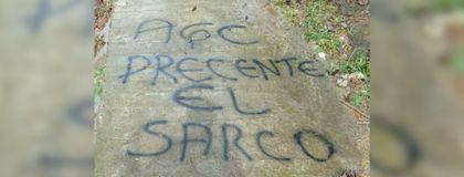 Imagen de  Delincuentes habrían pagado para pintar grafitis de las AGC en Nariño, Antioquia