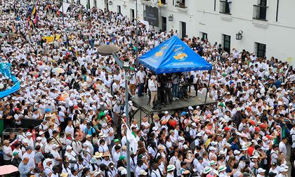 Cauca marchó por la paz en Popayán