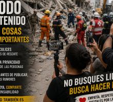 Cuando el “like” estorba: el llamado a influencers y creadores de contenido en las zonas del terremoto