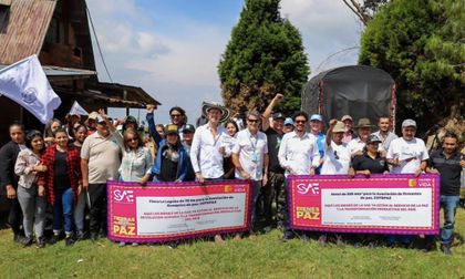 Imagen de  La SAE entrega inmueble de 595 metros cuadrados a reinsertados de las FARC