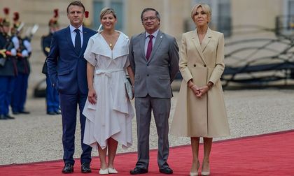 Primera Dama reaparece junto a Petro en París