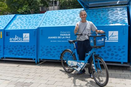 Imagen de Nueva estación de EnCicla mejora conexión en Medellín