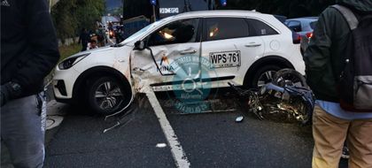 Imagen de Un muerto y dos heridos dejó grave accidente de tránsito en la vía Llanogrande-Rionegro