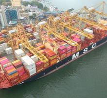 Buenaventura recibió el buque más grande que ha llegado a Colombia