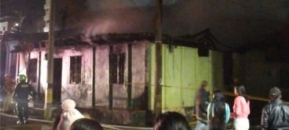 Imagen de Mujer falleció en incendio ocurrido en una vivienda de El Peñol
