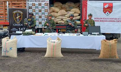 Recuperan 37 toneladas de café hurtado en Cauca