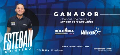 Imagen de  Esteban Quintero renueva su curul en el Senado de la República