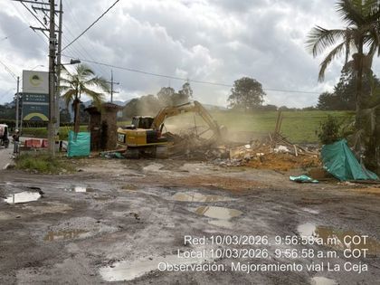 Imagen de  Entregaron otros predios necesarios para el mejoramiento vial entre La Ceja y Rionegro. Se podrá terminar el retorno