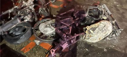Imagen de Dos motocicletas resultaron incineradas tras incendio en Rionegro
