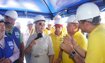 Una obra con el control social que le da transparencia al progreso