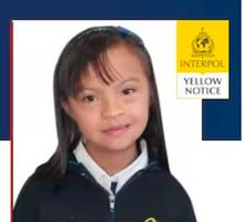 Interpol emitió alerta amarilla para encontrar a menor