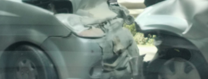 Imagen de  Aparatoso accidente entre dos vehículos en la vía La Ceja-Rionegro