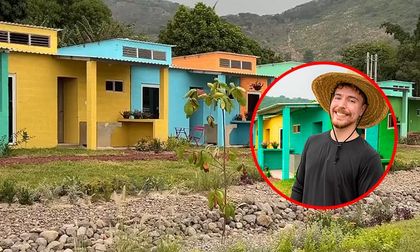 MrBeast construyó 100 casas para 100 familias; colombianos también se beneficiaron