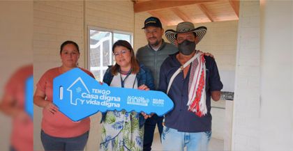 Imagen de  Familias campesinas de El Retiro siguen cumpliendo su sueño de tener casa propia
