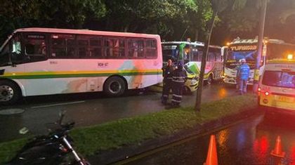 Imagen de  Seis personas heridas dejó el choque múltiple en Las Palmas, ¿la vía está habilitada?