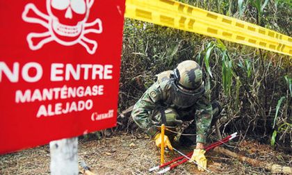 Imagen de  Campesino, adulto mayor, perdió una pierna por mina antipersonal en Anorí