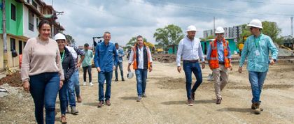 Imagen de  Tramo sur de la Circunvalar de El Carmen de Viboral, ejecutado en un 95 %