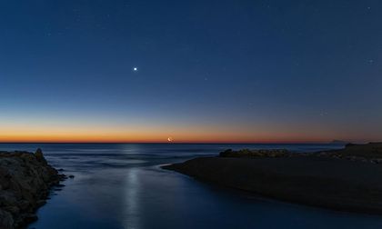 Venus y Saturno protagonizarán una conjunción visible en la madrugada del 8 de marzo