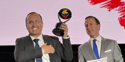 Imagen de Colombia Líder galardonó al alcalde de El Carmen por gestión social y economía circular