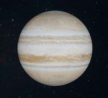 Cielo nocturno de diciembre deja ver espectáculo de la Luna y Júpiter