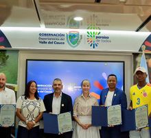 Valle reconoció a deportistas de la Sub17