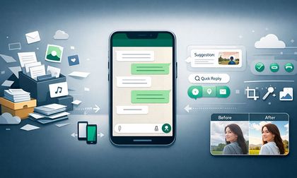 WhatsApp simplifica almacenamiento, cuentas y añade retoques con IA