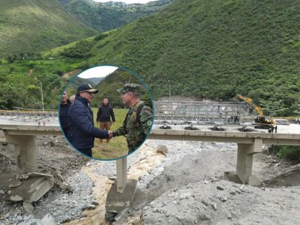 Imagen de  Una semana después de la avalancha, presidente Petro llegó a Quetame: van 26 muertos