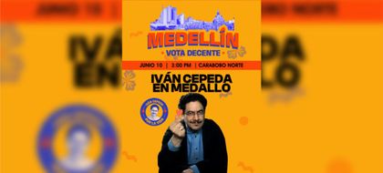 Imagen de Iván Cepeda estará hoy en Medellín. ¿Hablará sobre la supuesta suspensión de Gustavo Petro?